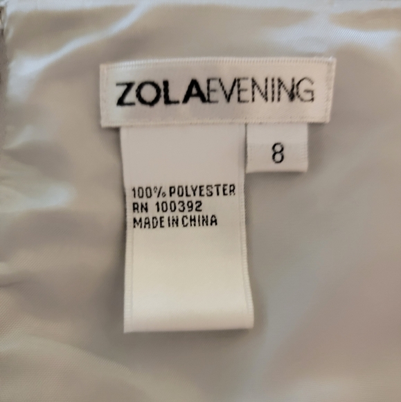 Vintage beaded corselet style crop tunic Zola Evening sz 8 - Picture 2 of 8